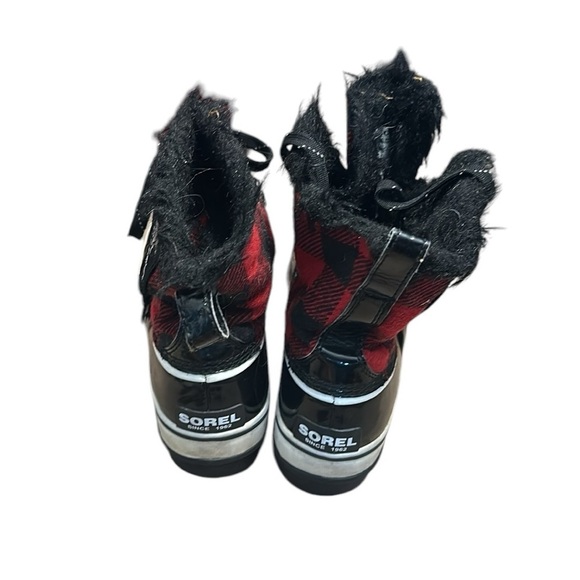 Sorel Buffalo Plaid Out n About Snow Boots 7 Womens - Picture 3 of 4